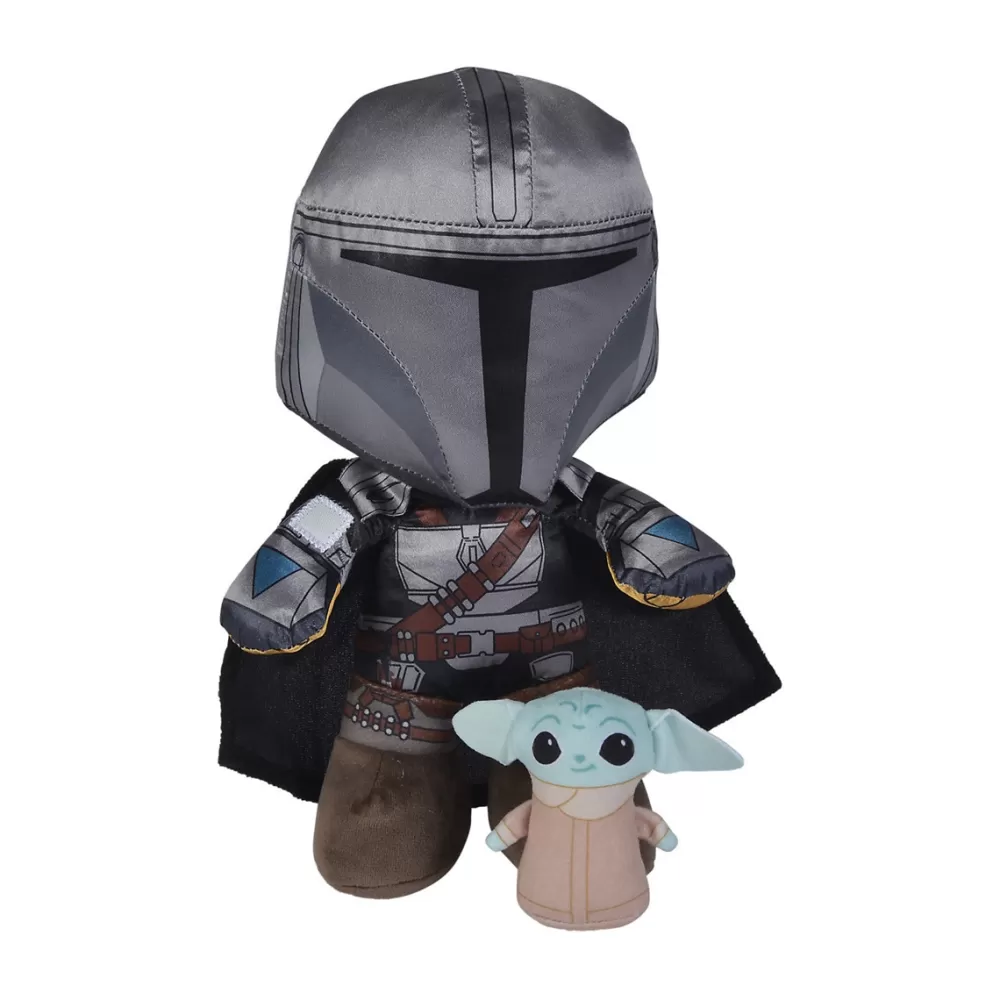 Simba Munecas Y Peluches*The Mandalorian Con Baby Yoda 25 Cm