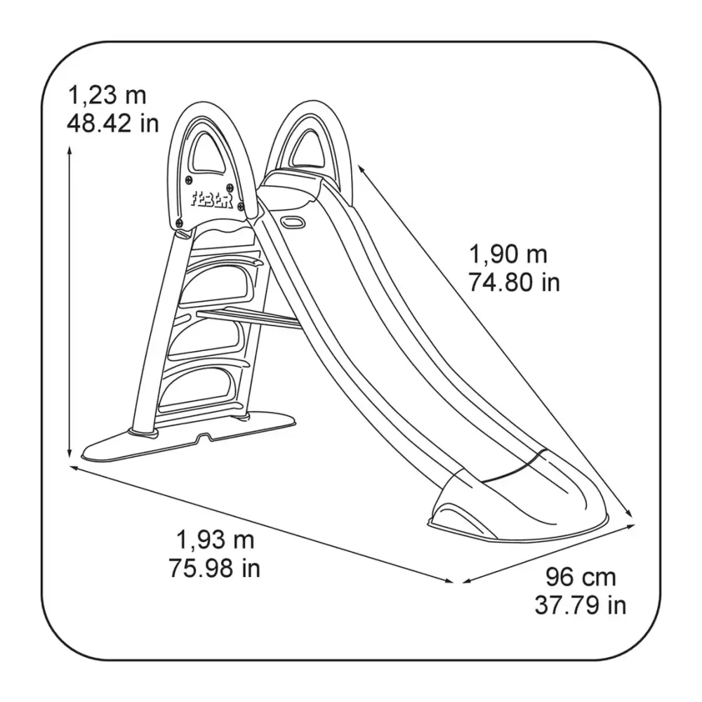 Feber Tobogan Slide 10 Con Agua Outlet