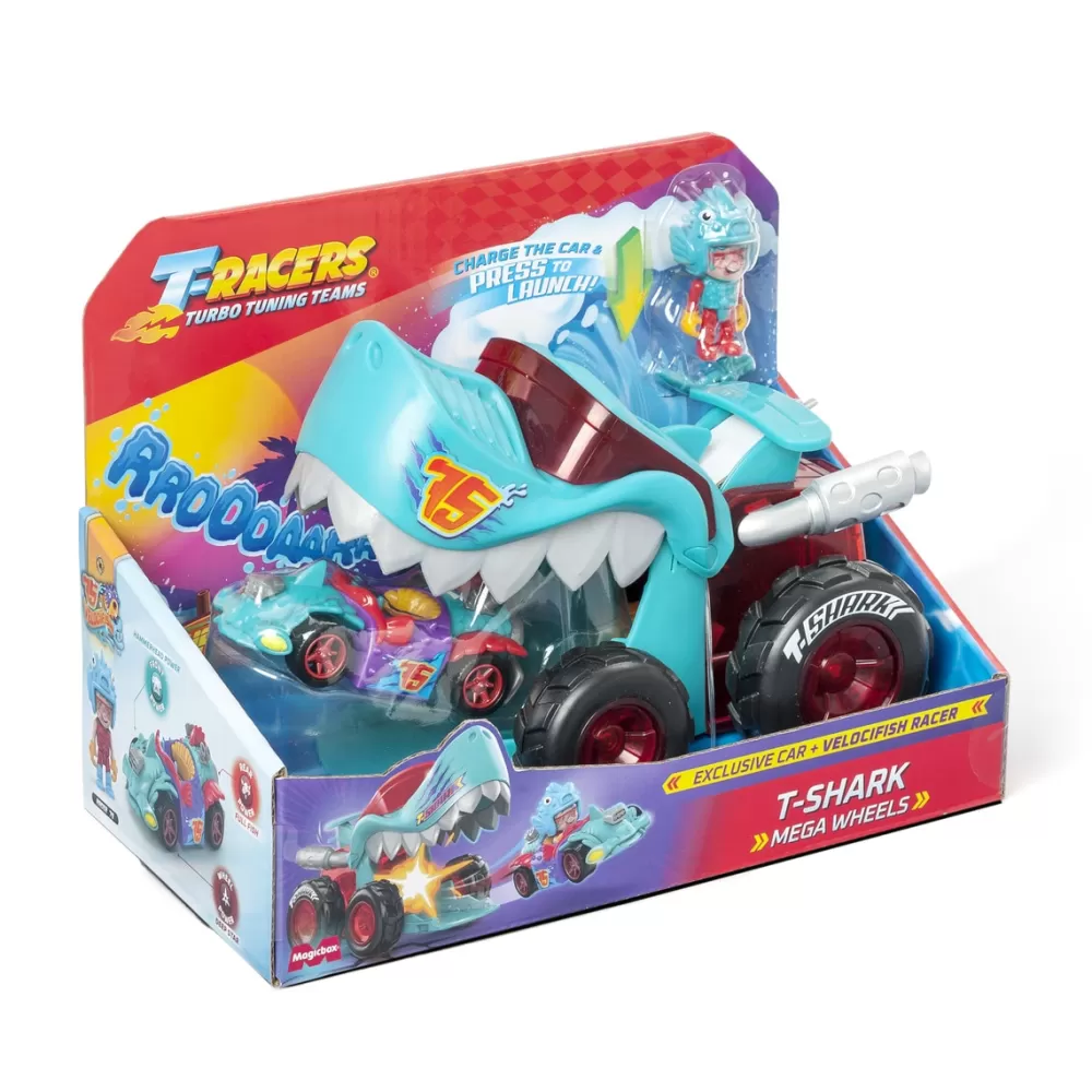 T-RACERS Muñecos Articulados* S - Mega Wheels T-Shark