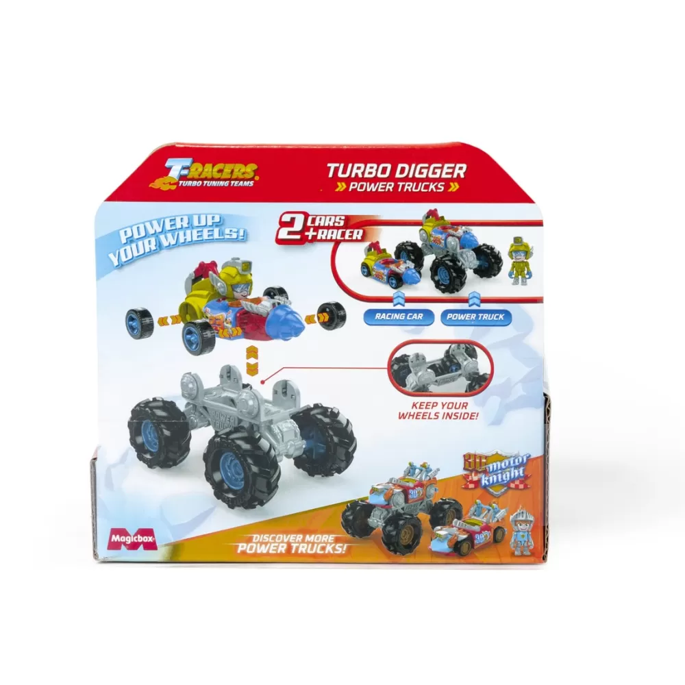 T-RACERS Muñecos Articulados* S - Power Trucks Turbo Digger