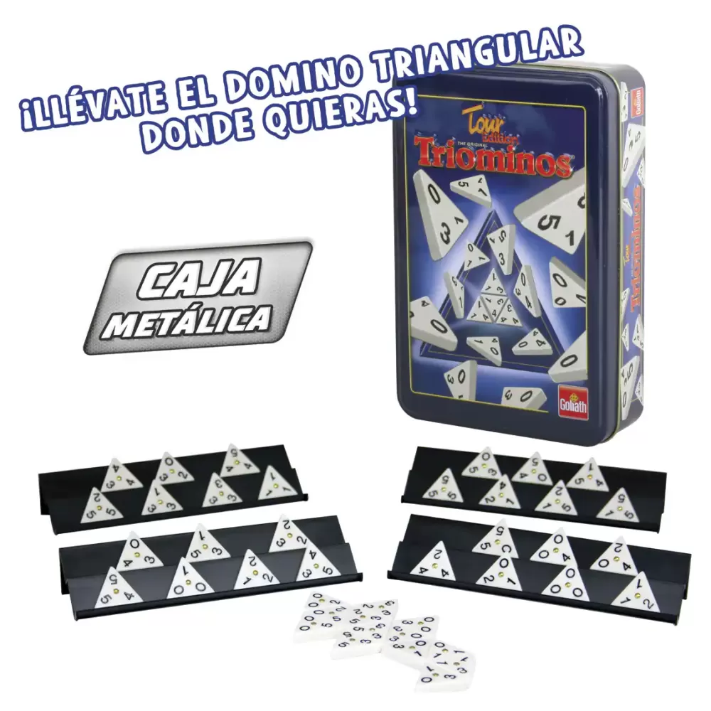 Goliath Games Triominos Viaje Caja Metalica Best Sale