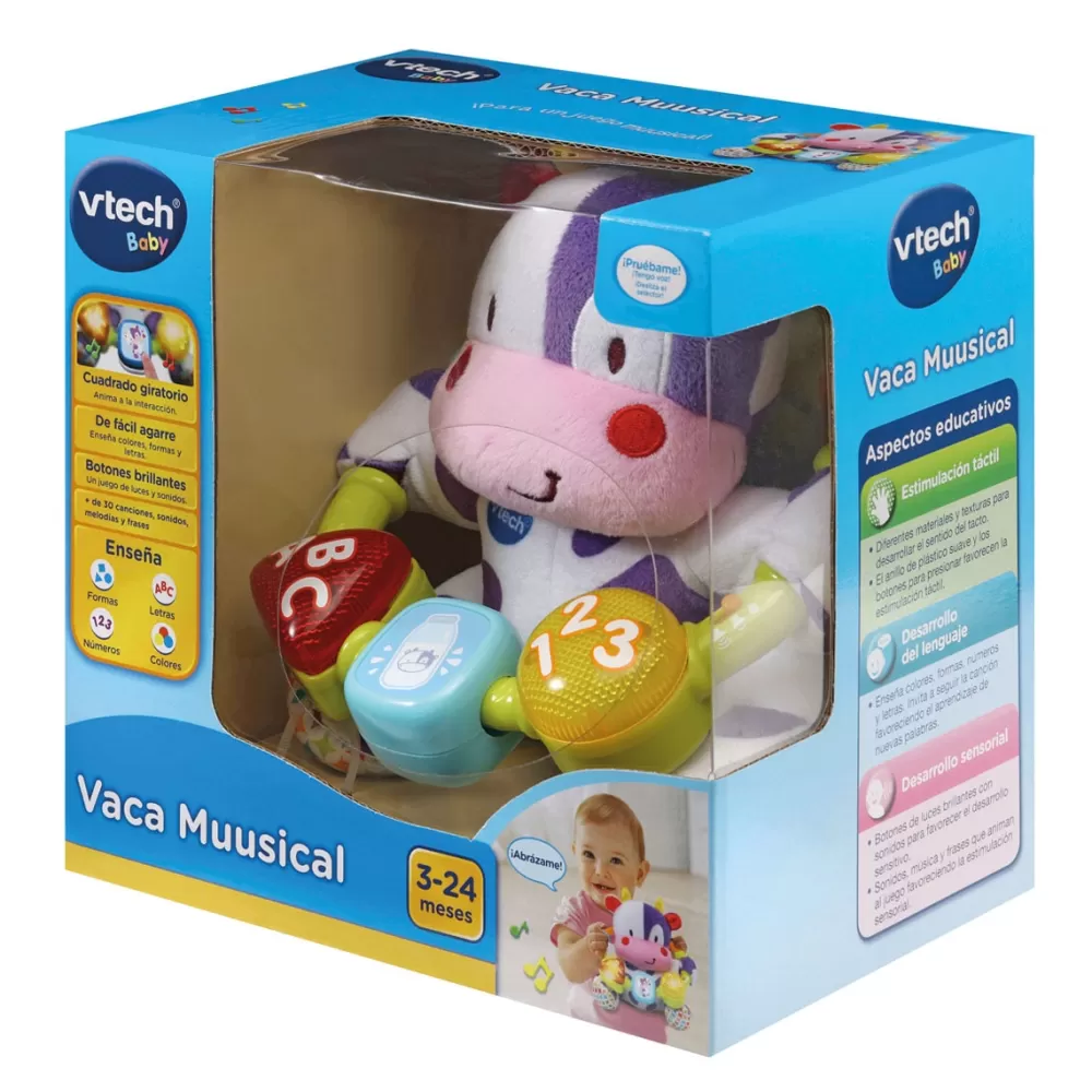 VTech Preescolar*Vaca De Peluche Interactiva Baby