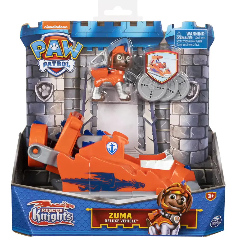 Spin Master Vehiculo + Figura Zuma Rescue Knights Patrulla Canina Shop