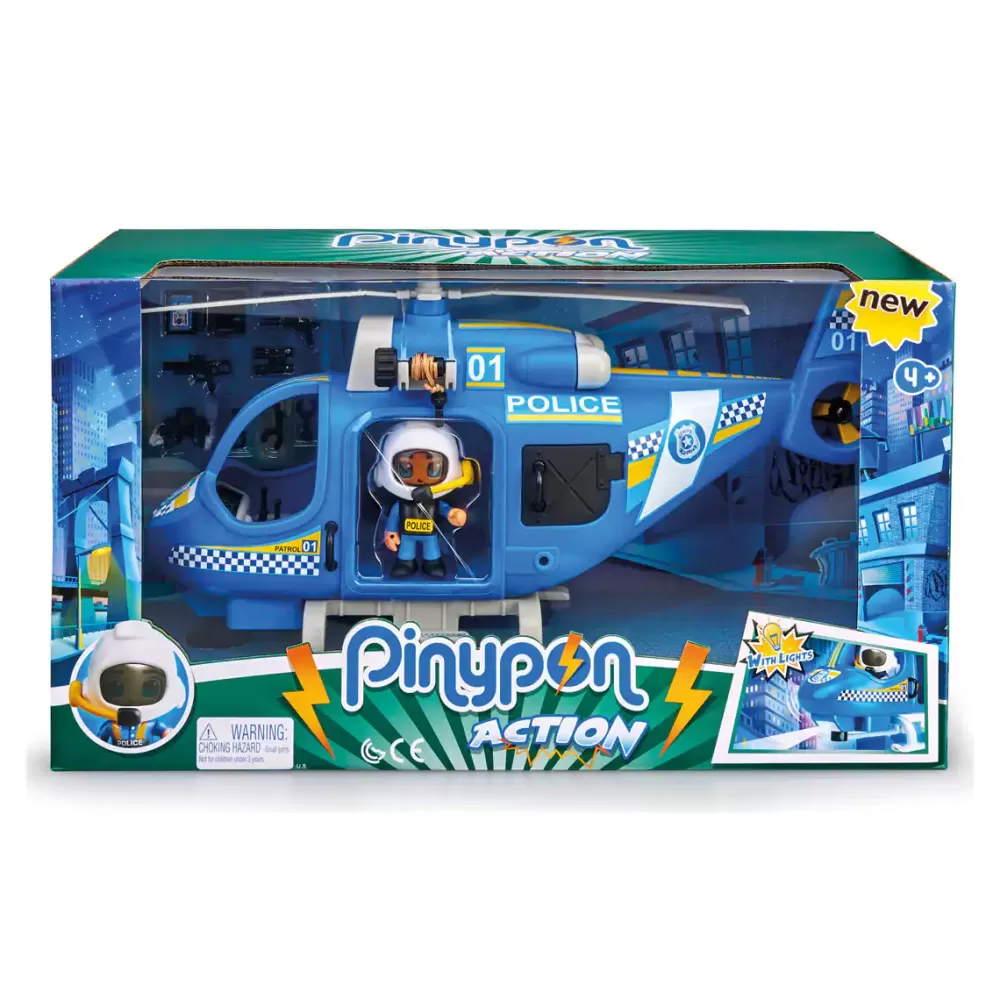 PINYPON ACTION Vehiculo De Juguete Helicoptero Policia Online