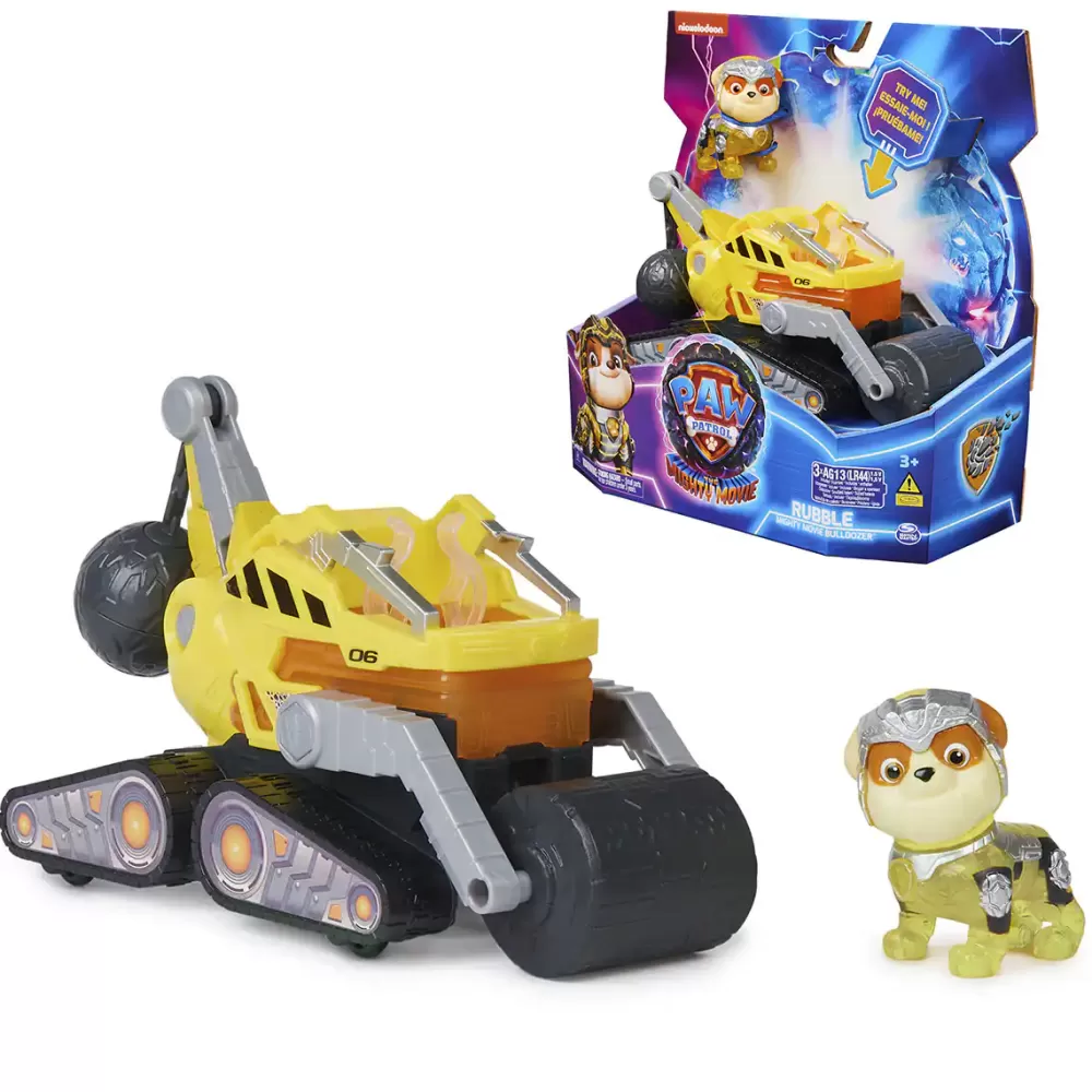 Spin Master Vehiculo Rubble Mighty Movie Patrulla Canina Discount