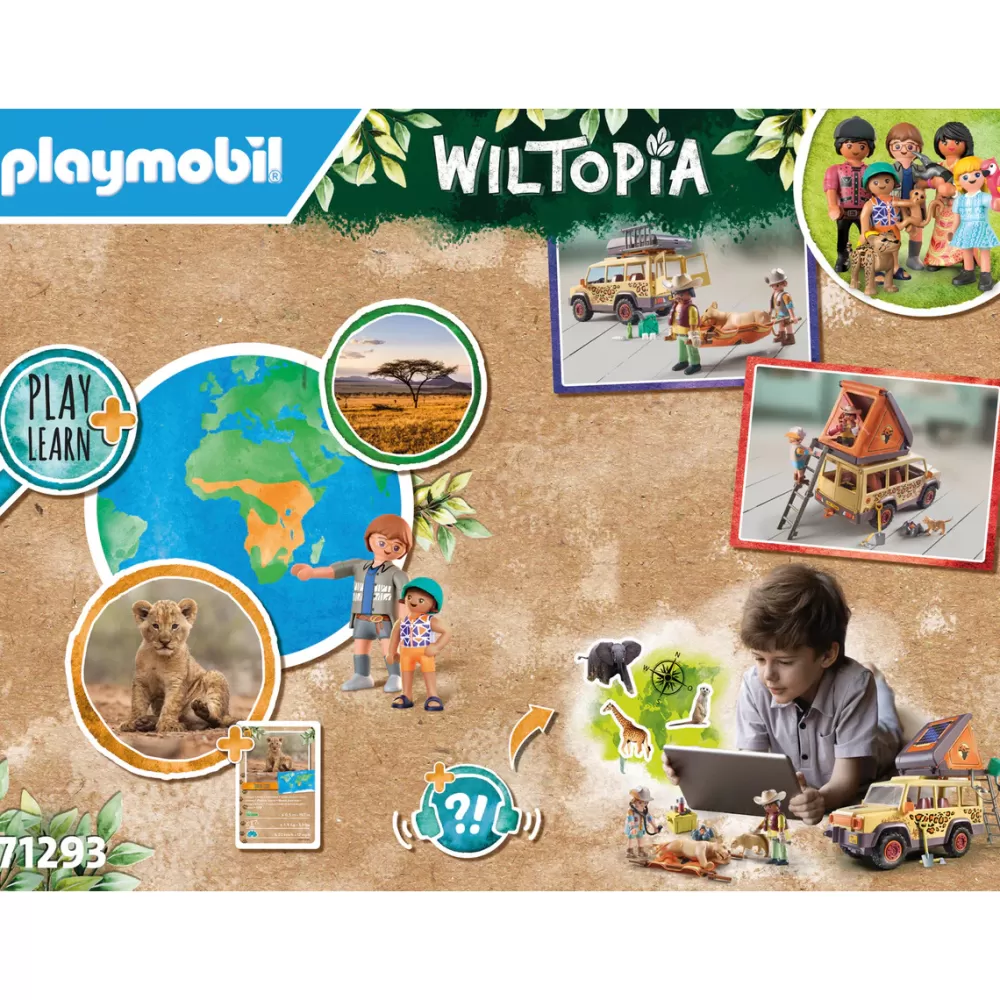 Playmobil Vehiculo Todoterreno Con Leones Wiltopia Online