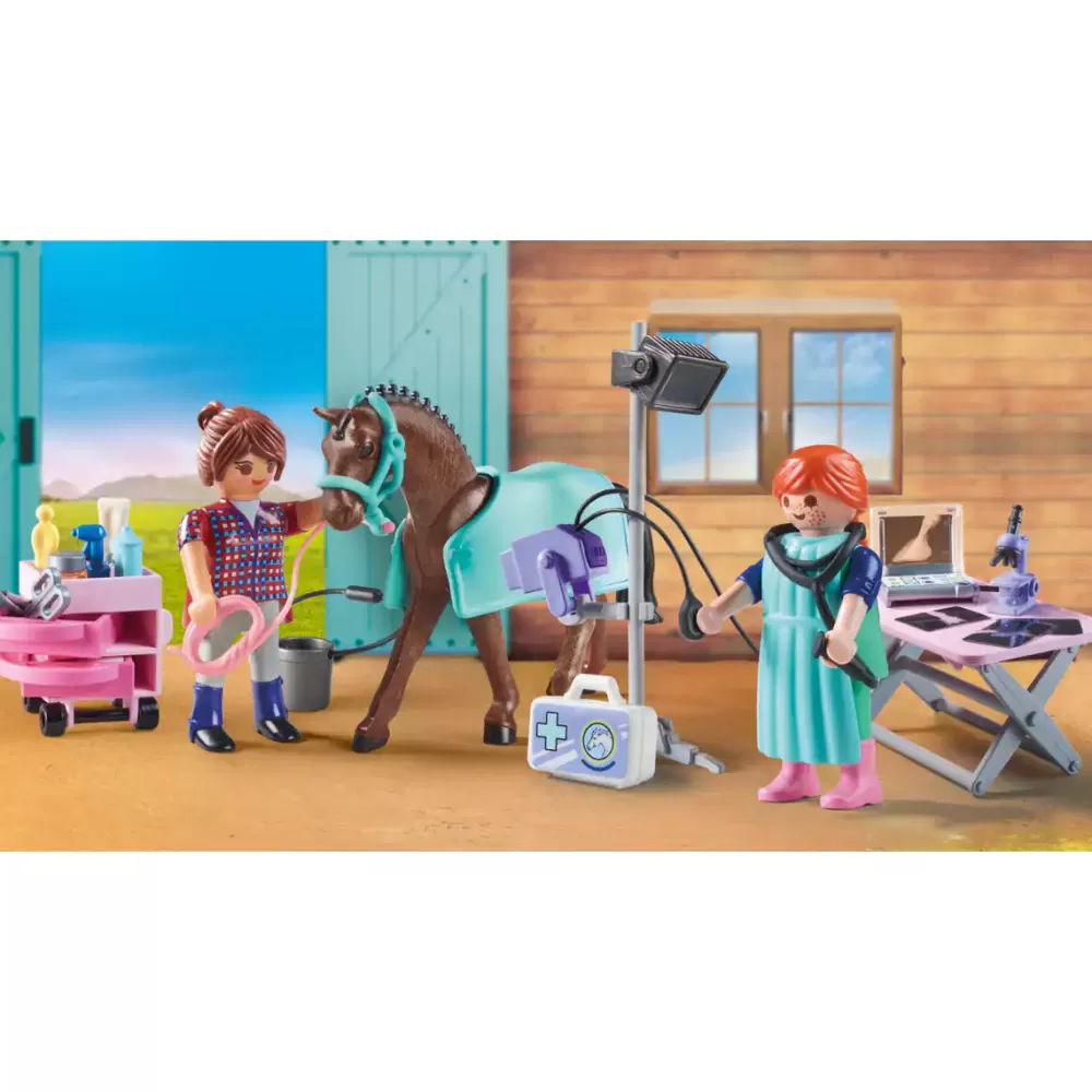 Playmobil Veterinaria De Caballos Country Best