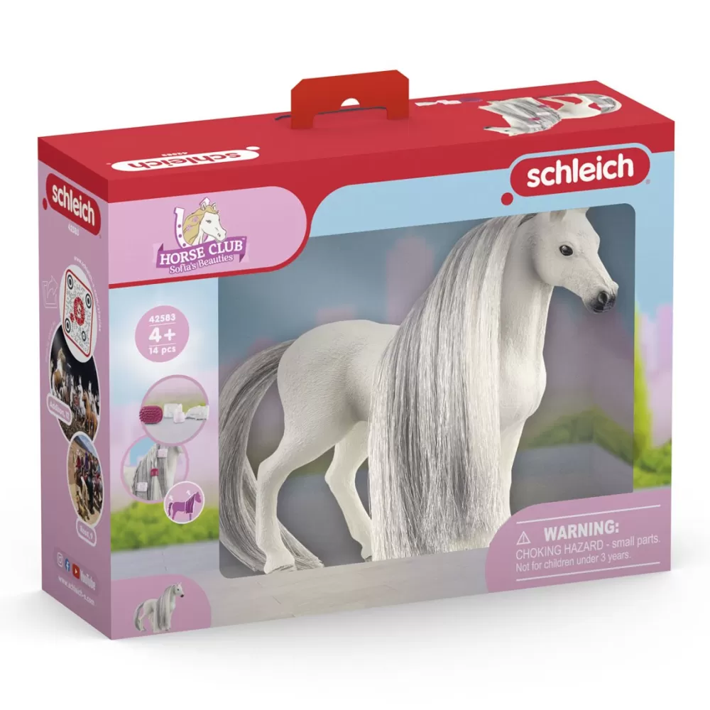 Schleich Muñecos Articulados*Yegua Horse Quarter Horse, Set De Belleza